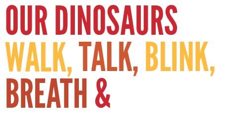 dinosaur shows for shopping centres